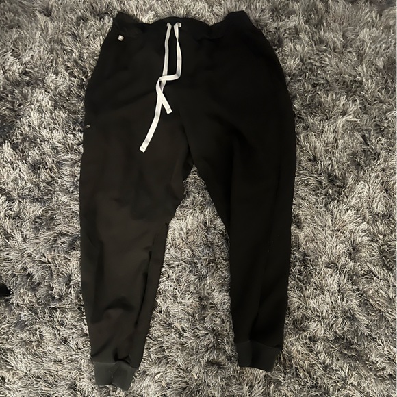 Figs black High Waisted Zamora Jogger Scrub Pant xl - Picture 1 of 1
